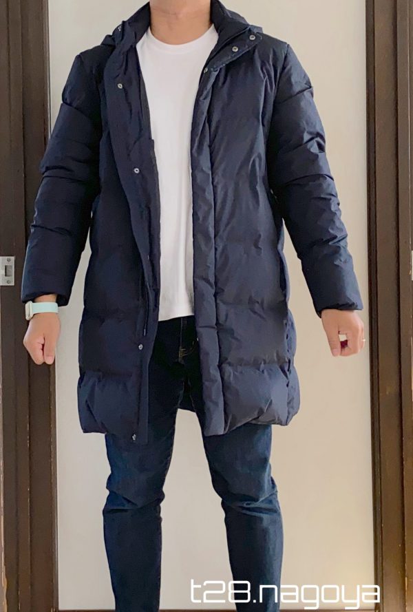 ダウンコート正面