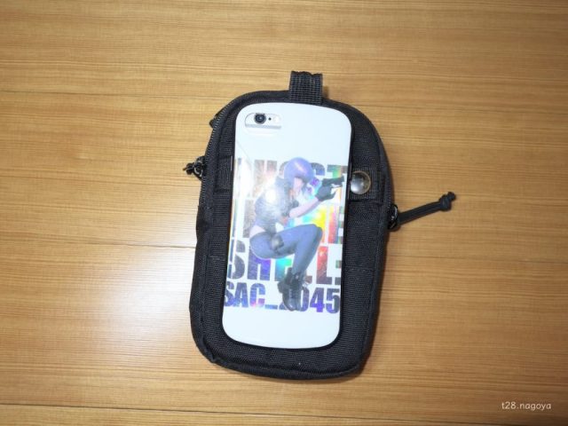 iphone6とポーチのサイズ比較
