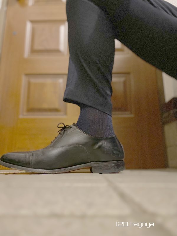 靴下の露出具合