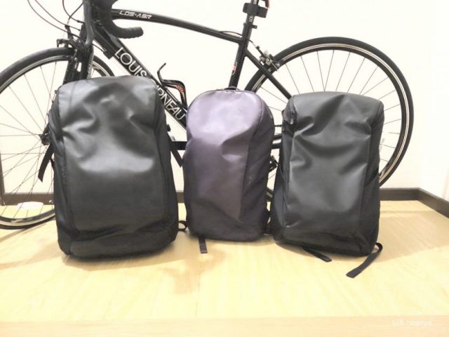 自転車とカバン