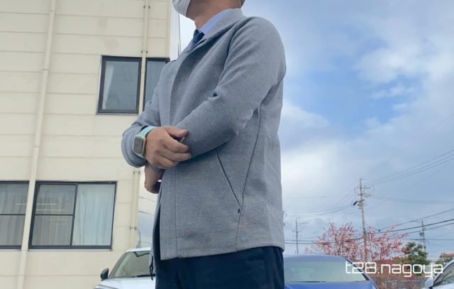 ジャケットを着る