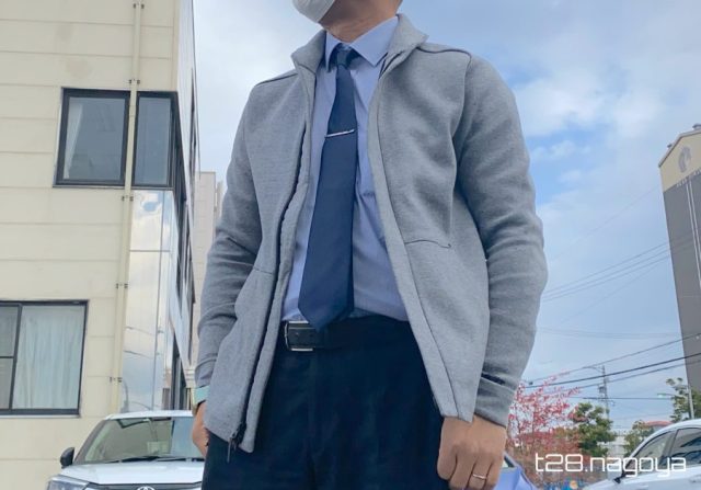 ジャケットを着る