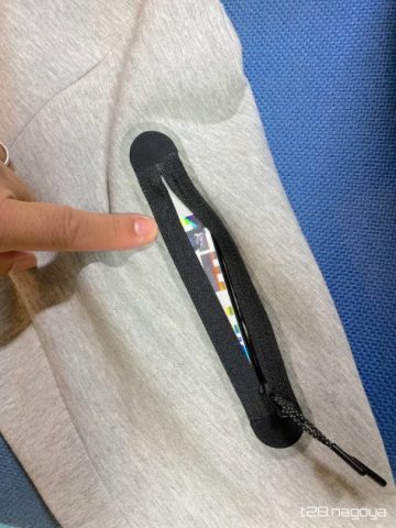 ジッパーの中にiphone6s