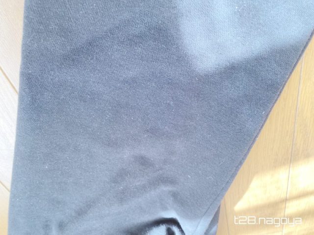 生地にホコリ付着