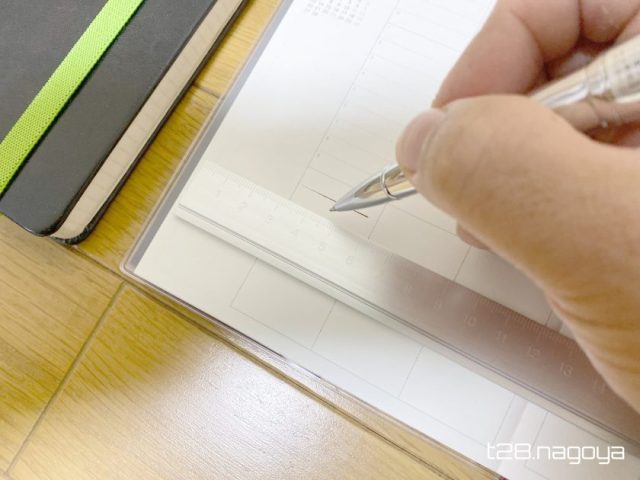 カレンダーに書く